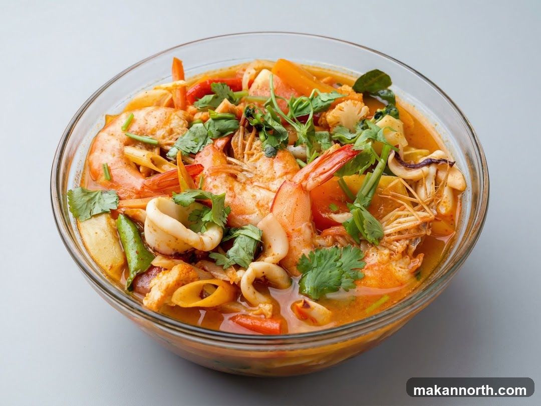 Tom Yum Seafood Soup