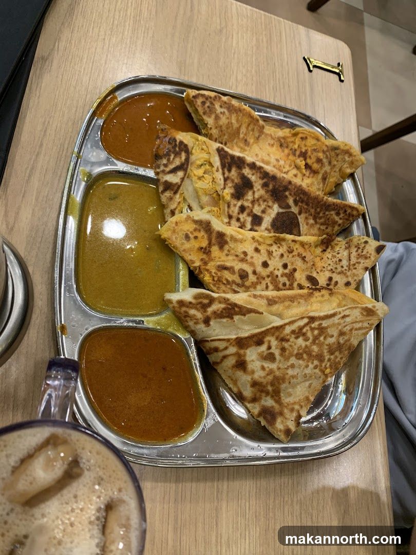Roti Canai with Curries