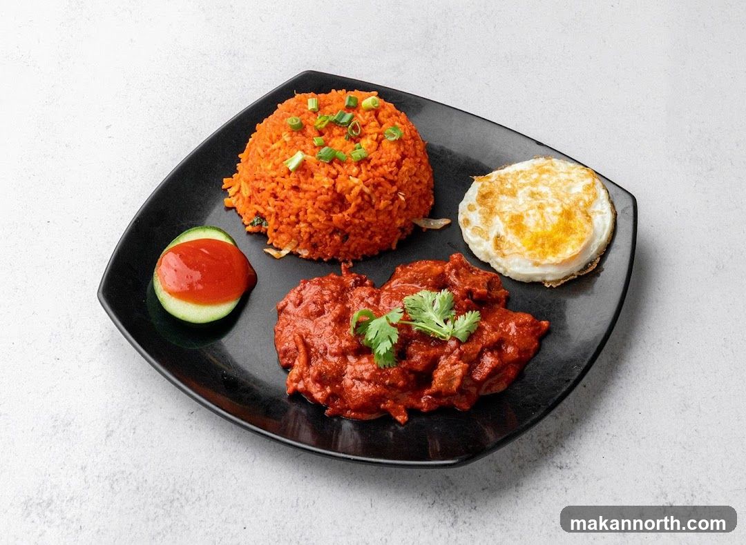 Nasi Goreng with Beef and Fried Egg