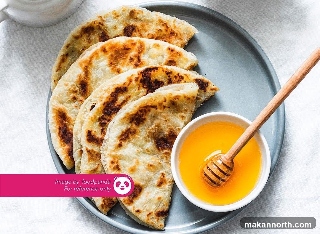 Roti Canai with Honey