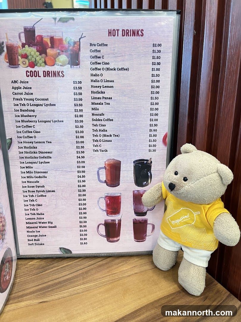 Drinks Menu
