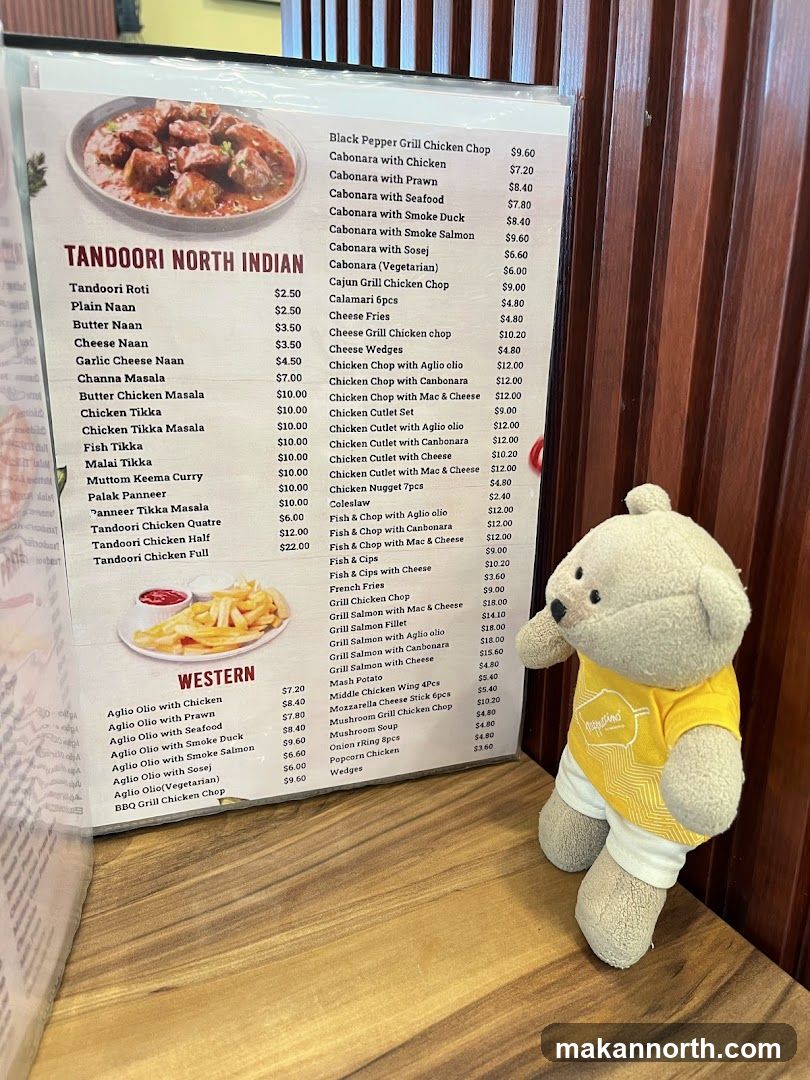 TANDOORI NORTH INDIAN & WESTERN