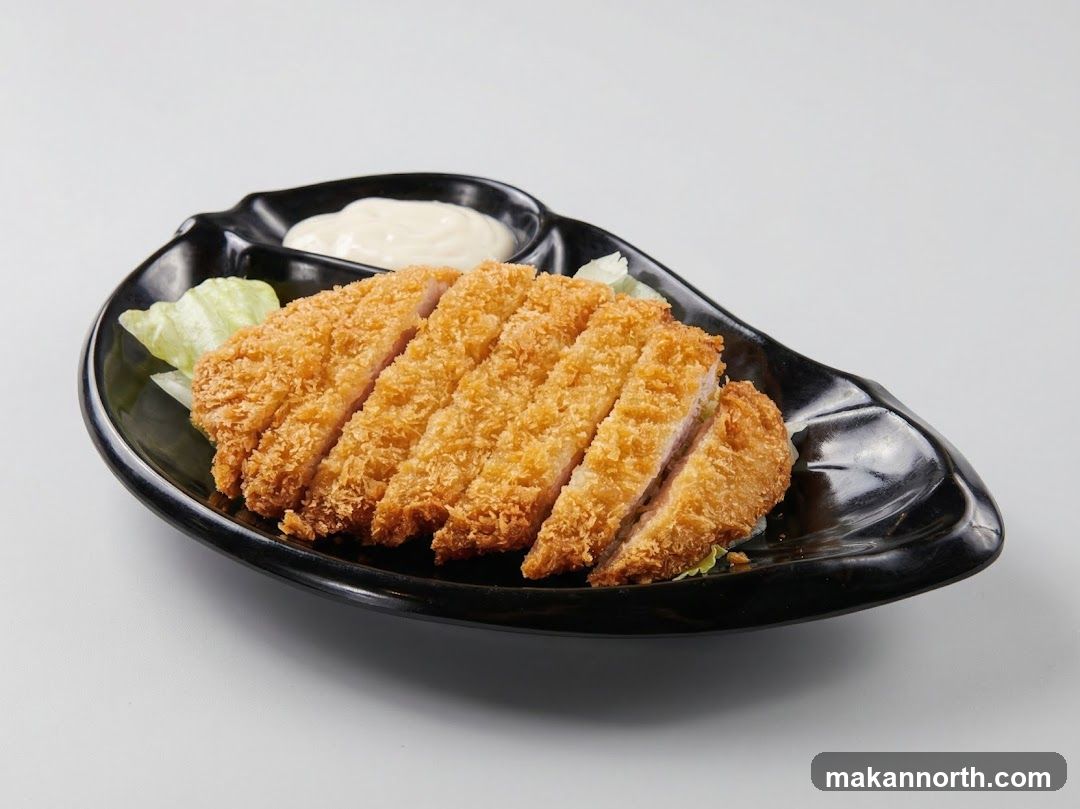 Crispy Pork Cutlet with Sauce