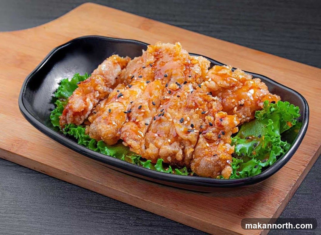 Crispy Chicken with Glaze