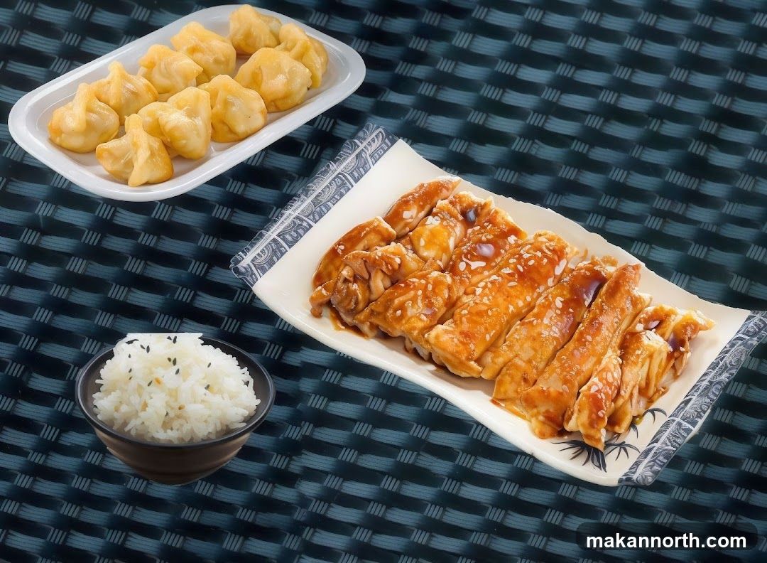 Teriyaki Chicken with Rice and Dumplings
