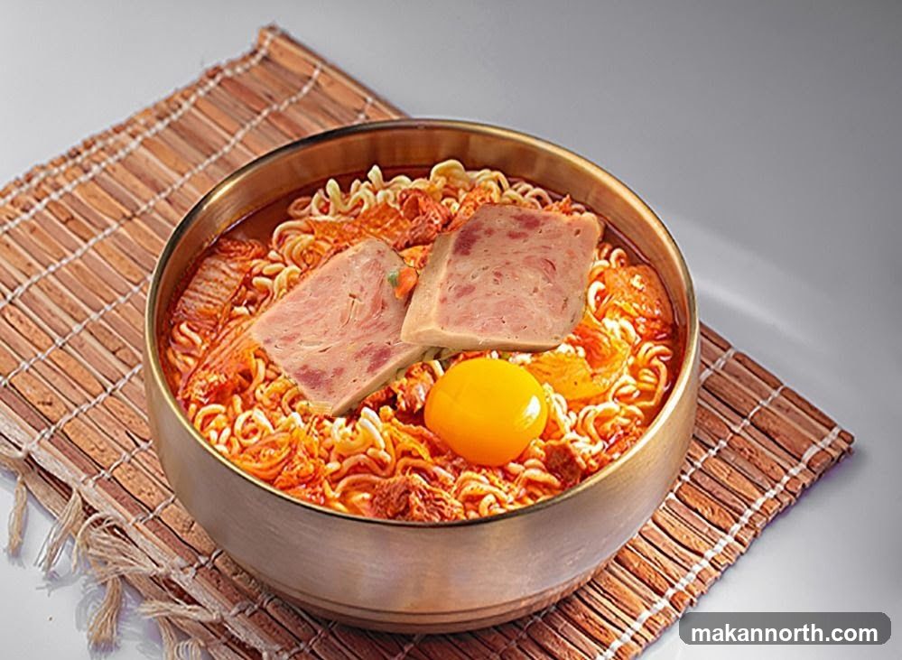 Spam Kimchi Ramen