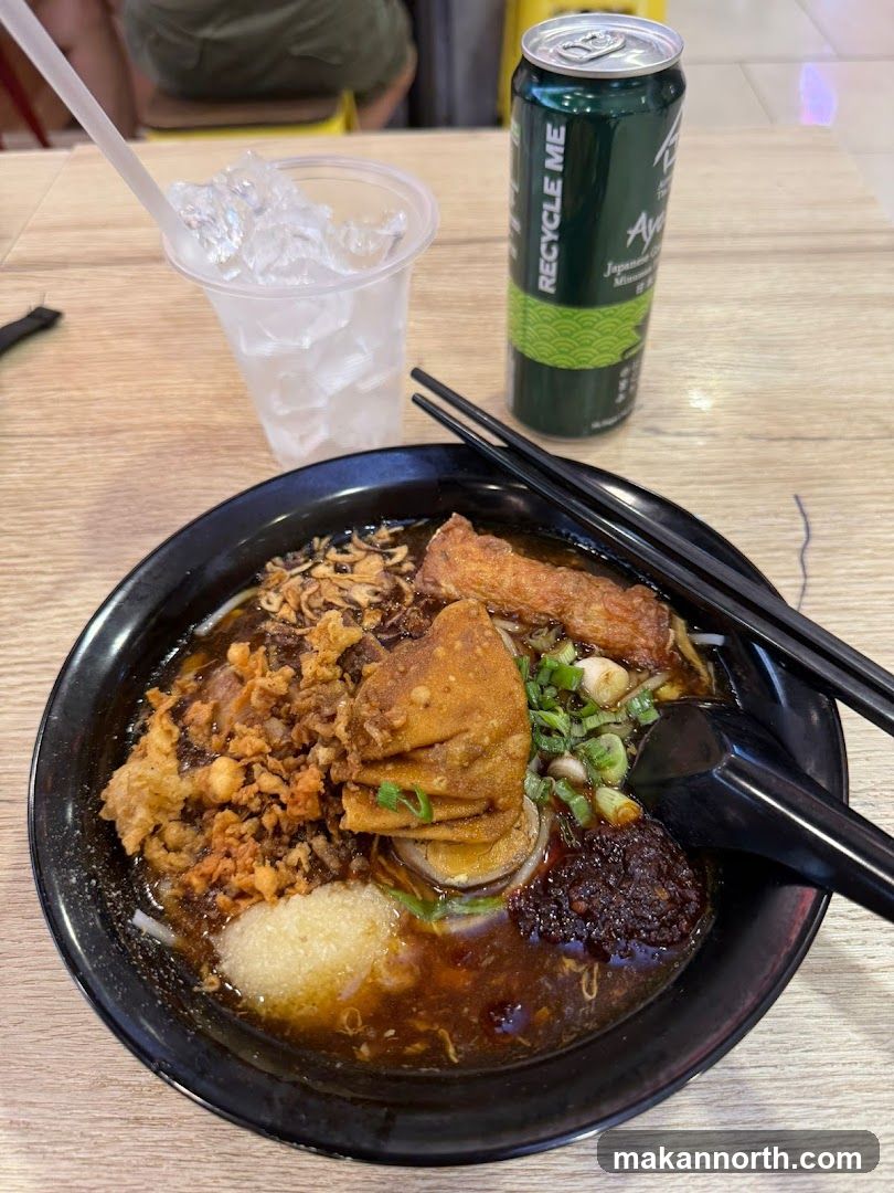 Noodle Soup with Drink