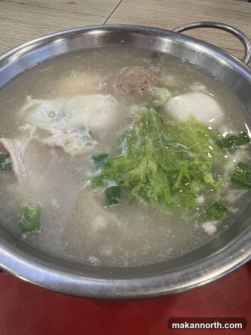 Soup with Meatballs and Egg