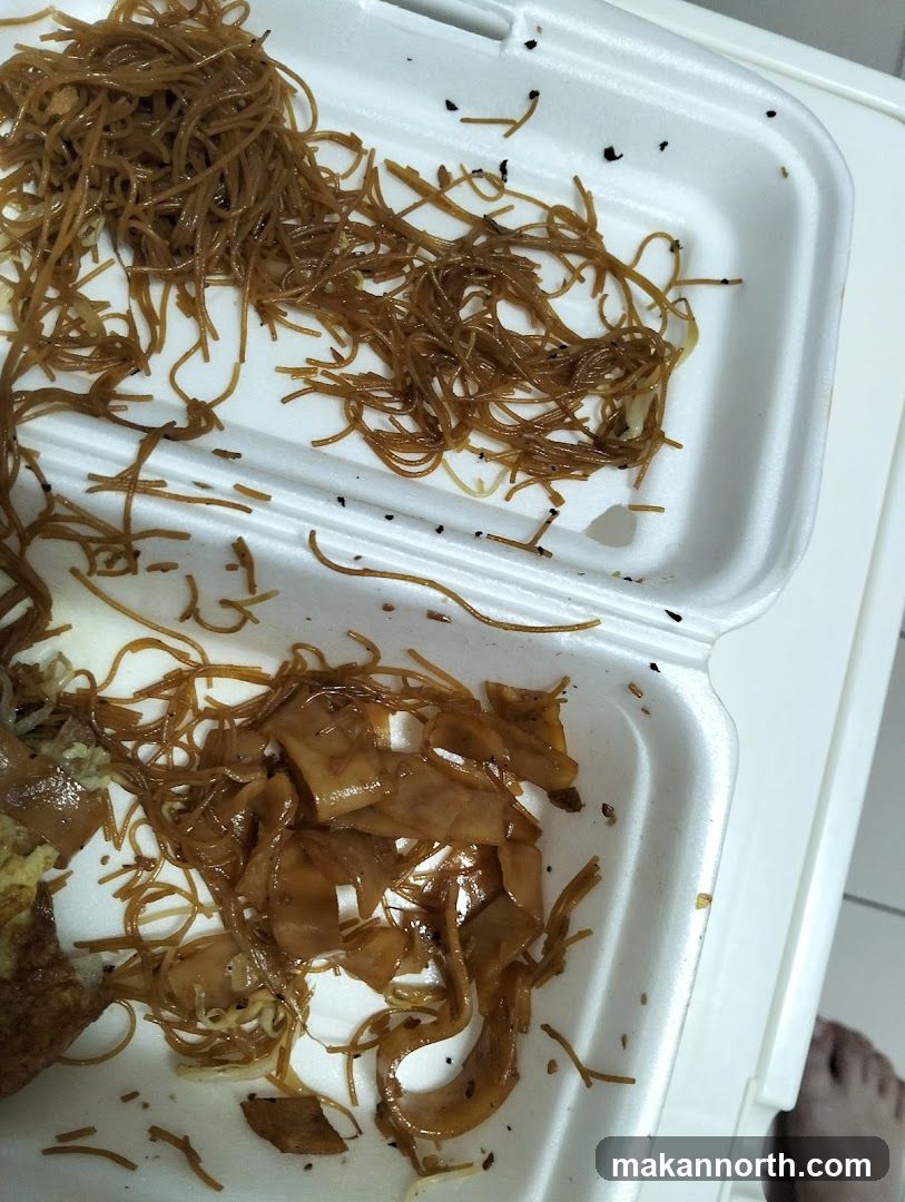 Noodles in Takeout Container