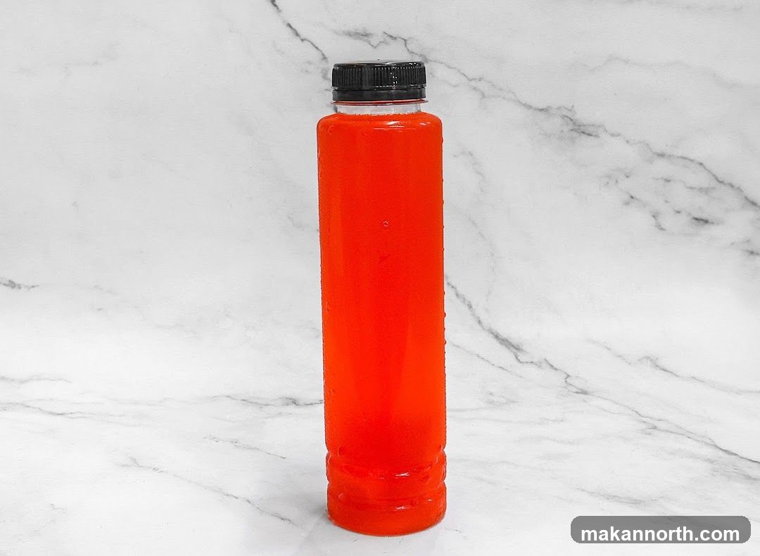 Orange Drink in a Bottle