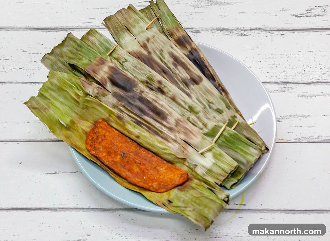 Grilled Fish Cakes in Banana Leaves