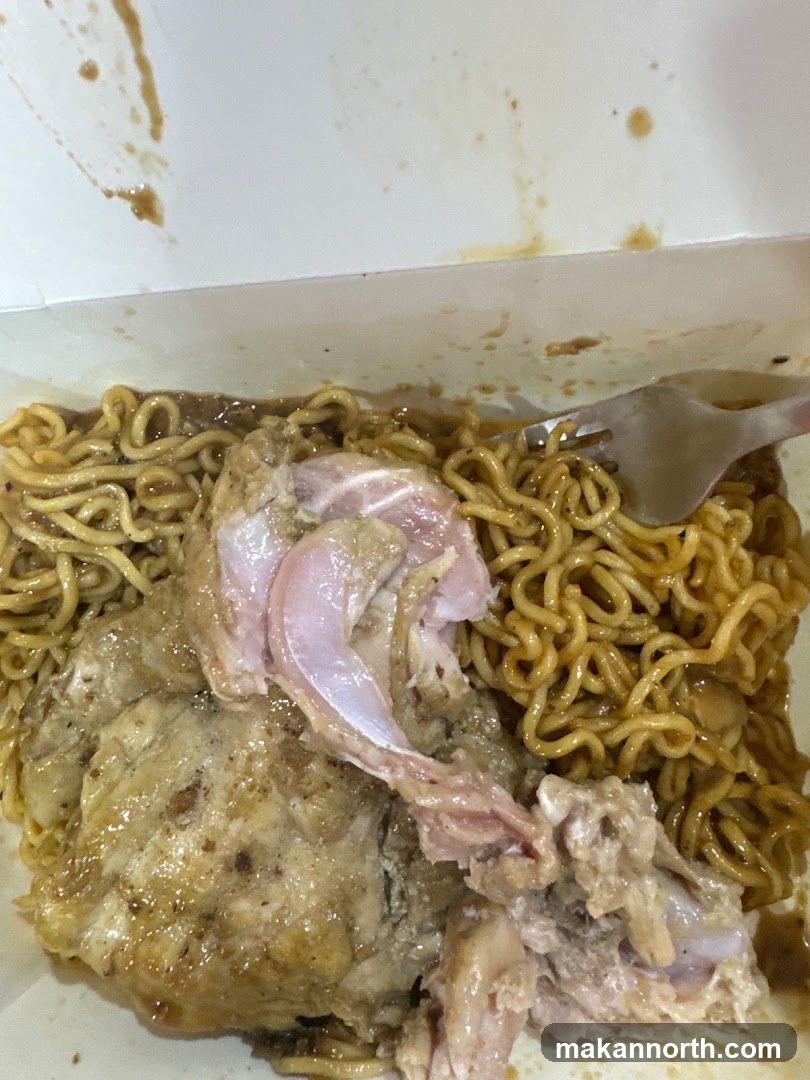 Noodles and Chicken