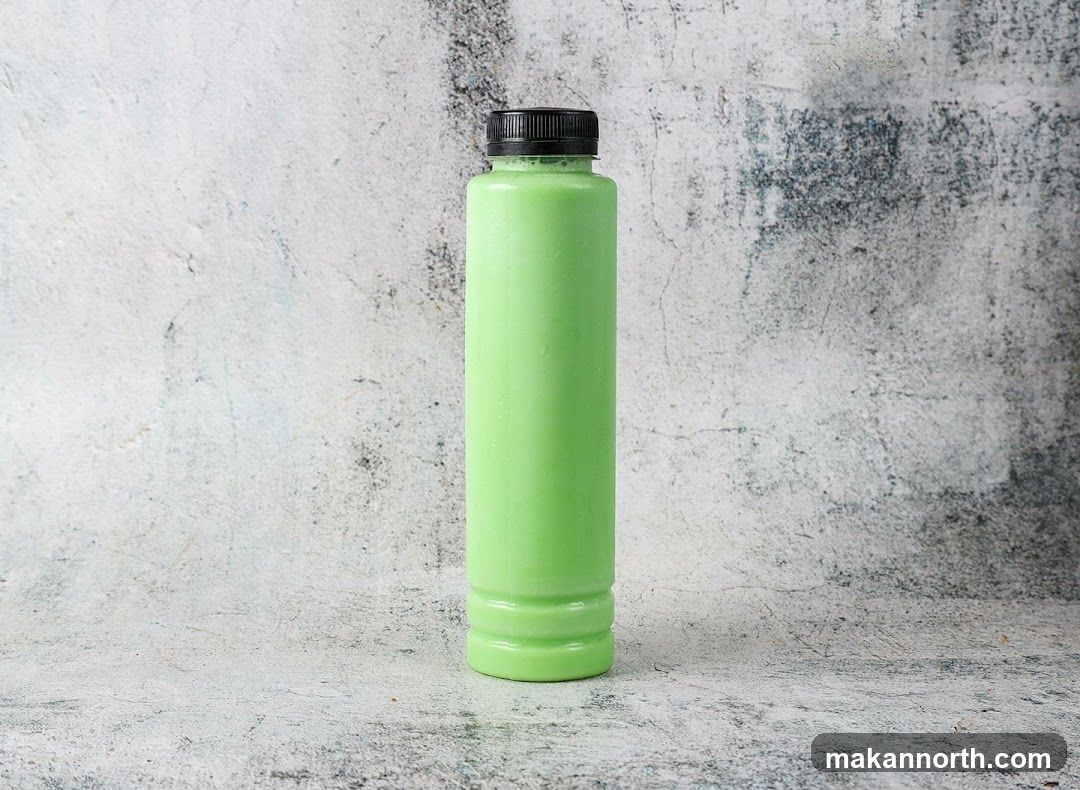 Green Beverage Bottle