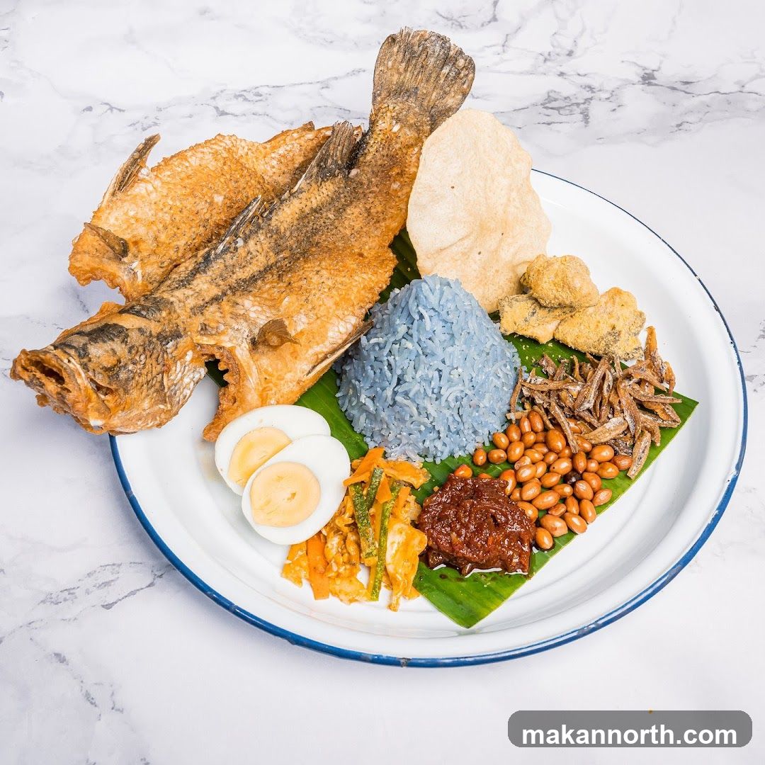 Nasi Lemak with Fried Fish