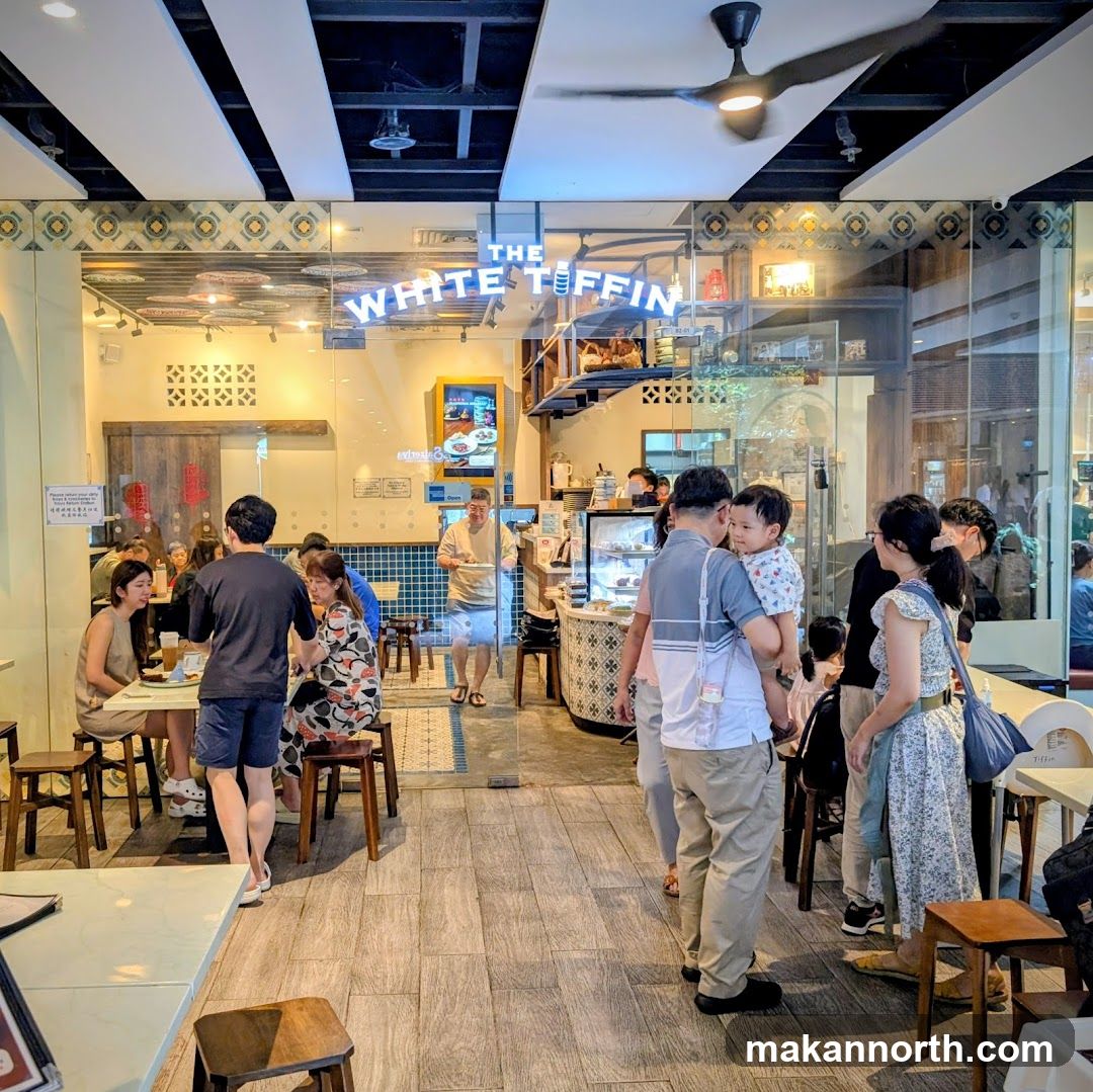 Interior of The White Tiffin Restaurant