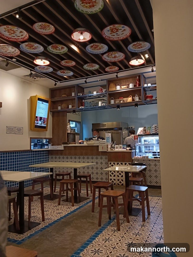 Restaurant Interior with Decorative Plates