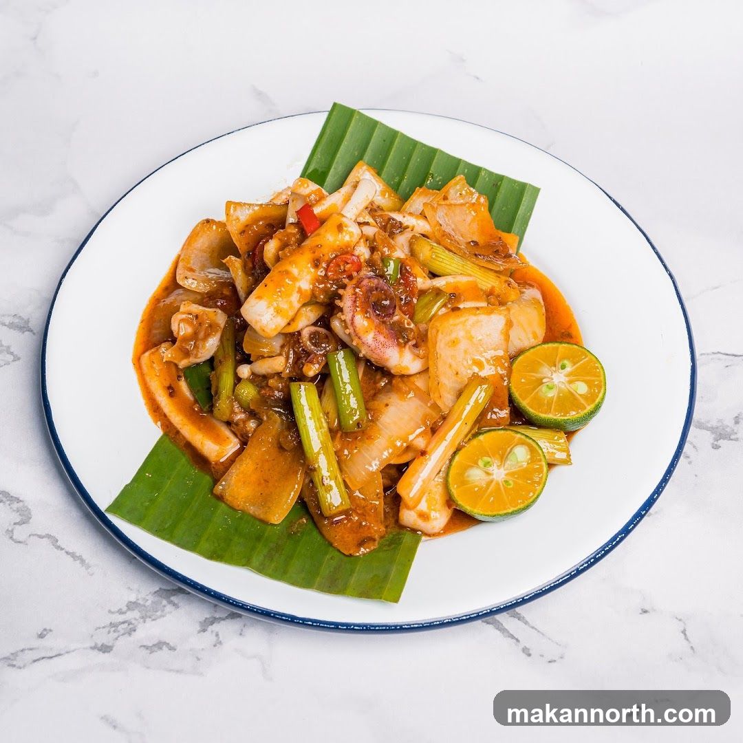 Spicy Stir-Fried Squid with Vegetables