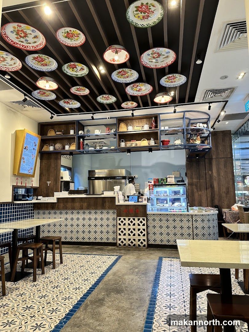 Restaurant Interior with Decorative Plates