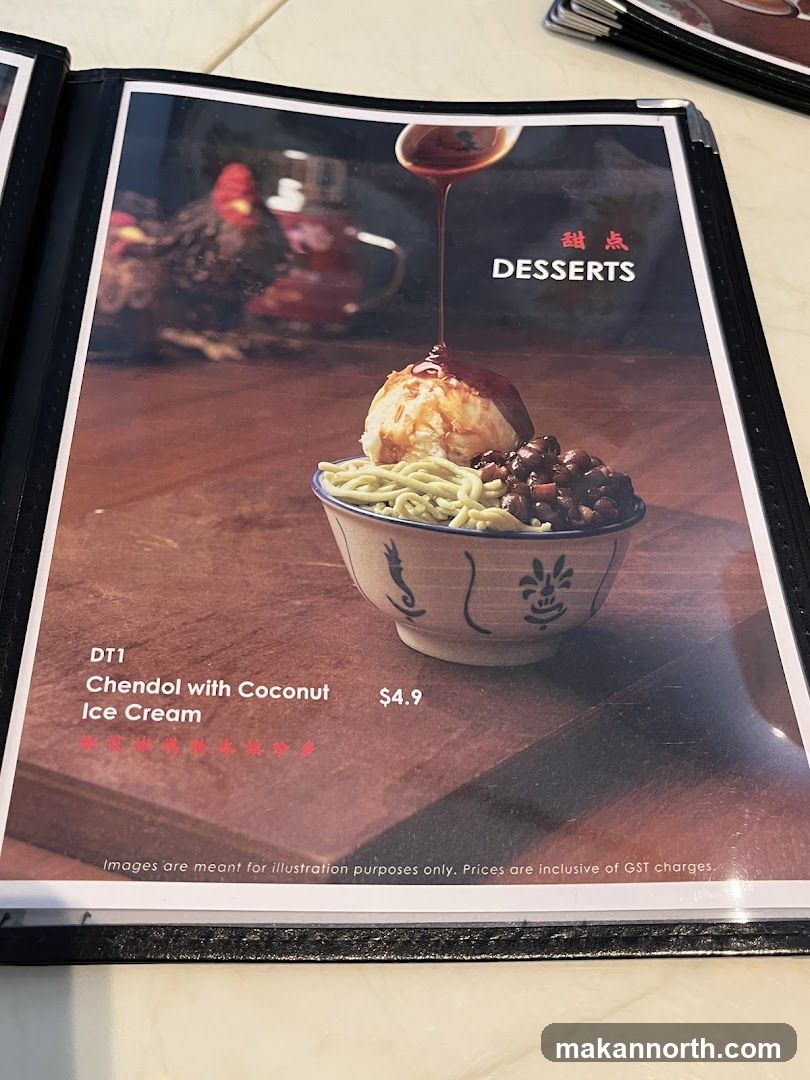 Desserts Menu