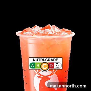 Beverage with Nutri-Grade Label