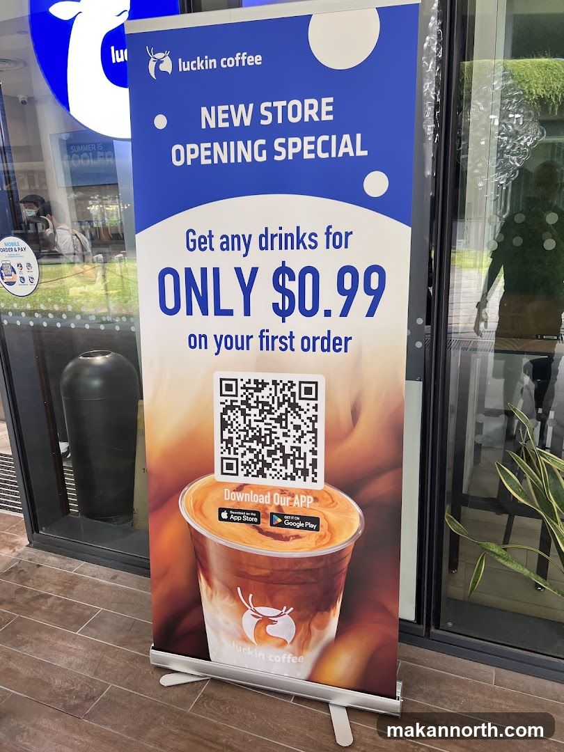 Luckin Coffee New Store Opening Special Banner