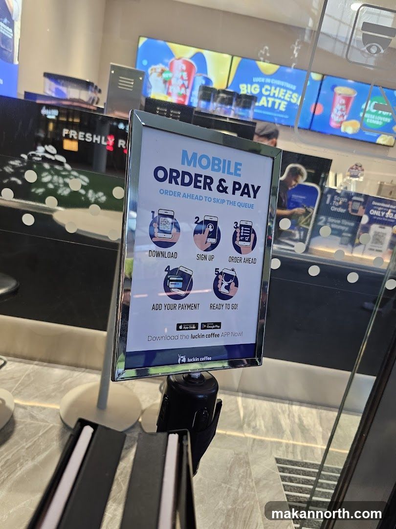 Mobile Order & Pay Sign