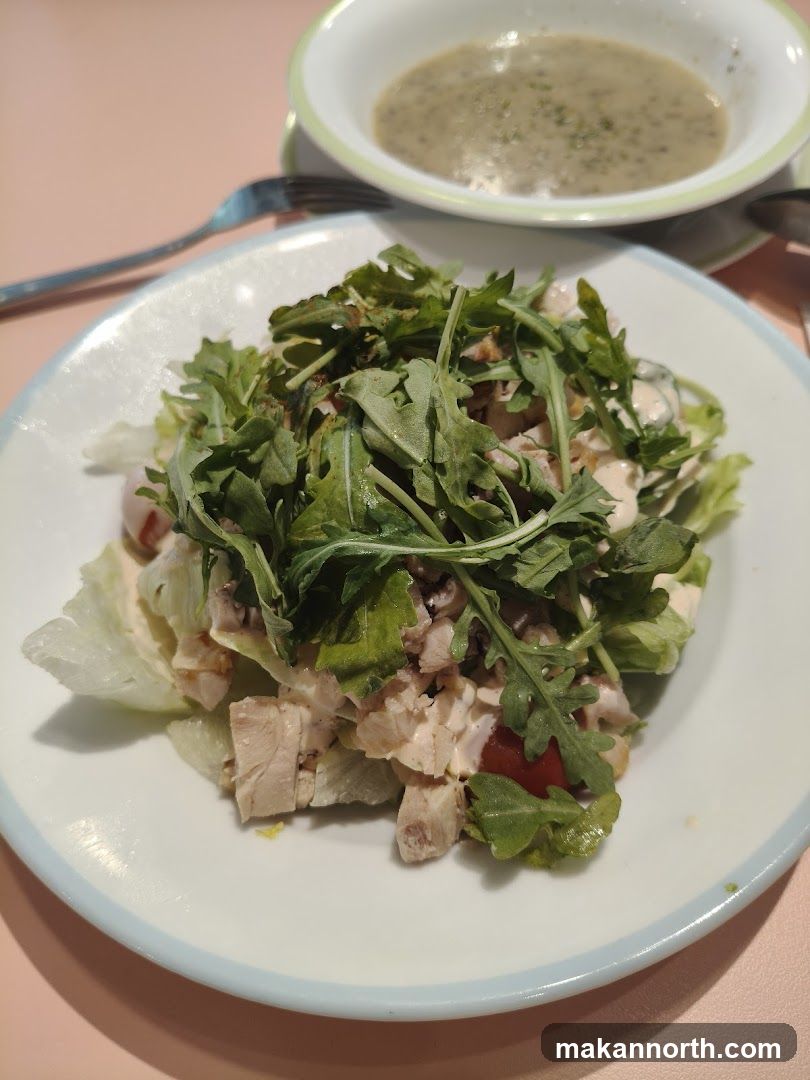 Chicken Salad and Soup
