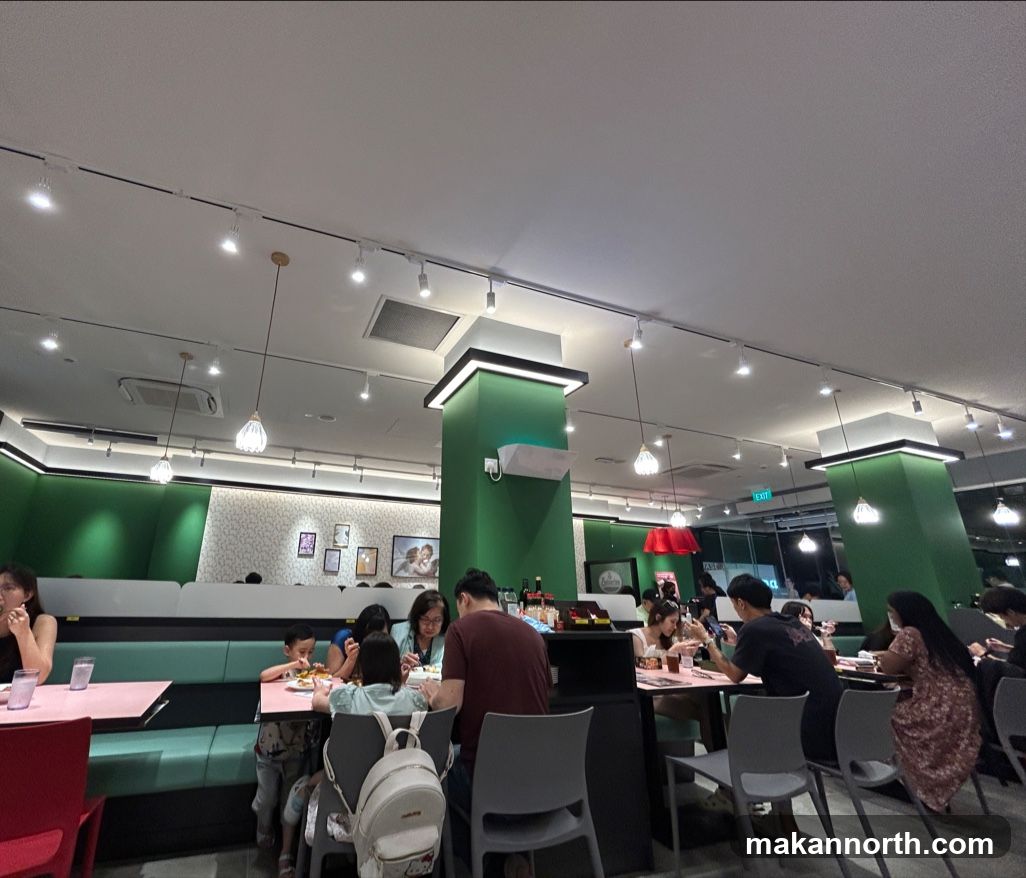 Restaurant Interior with Diners