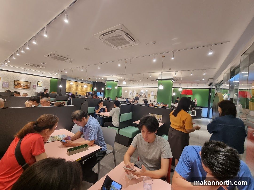 Restaurant Interior with Diners