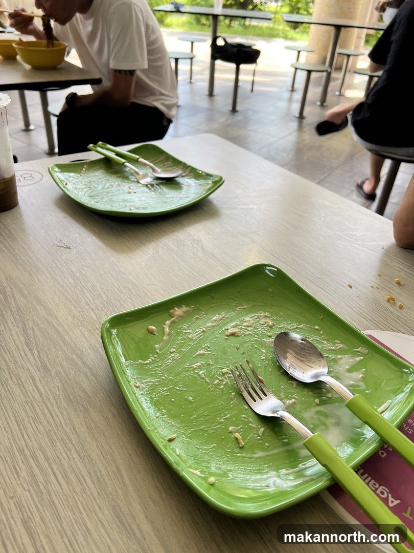Dirty Plates on Table