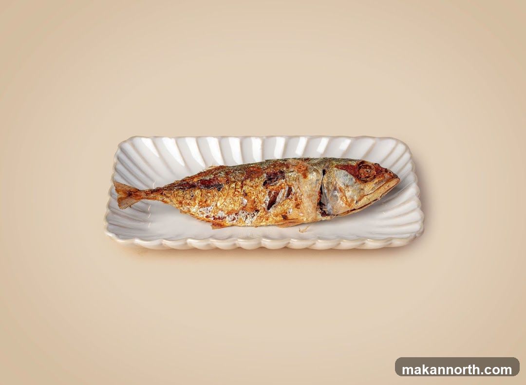 Fried Fish on a Plate