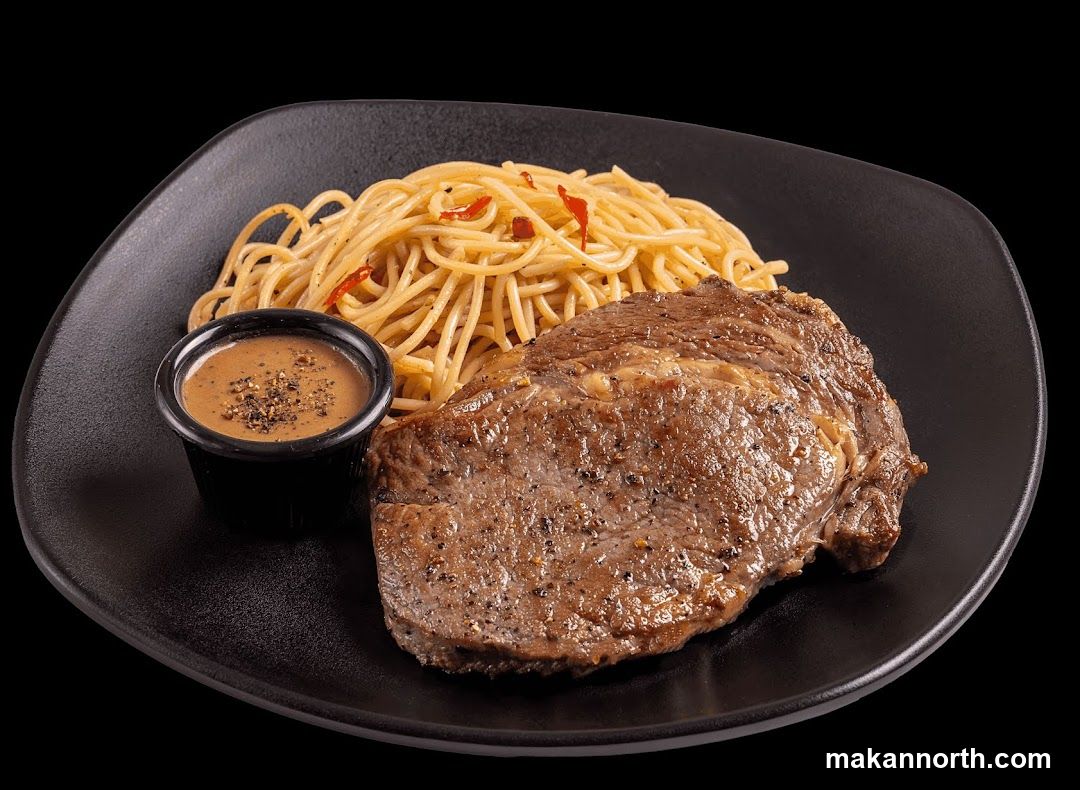 Steak and Spaghetti