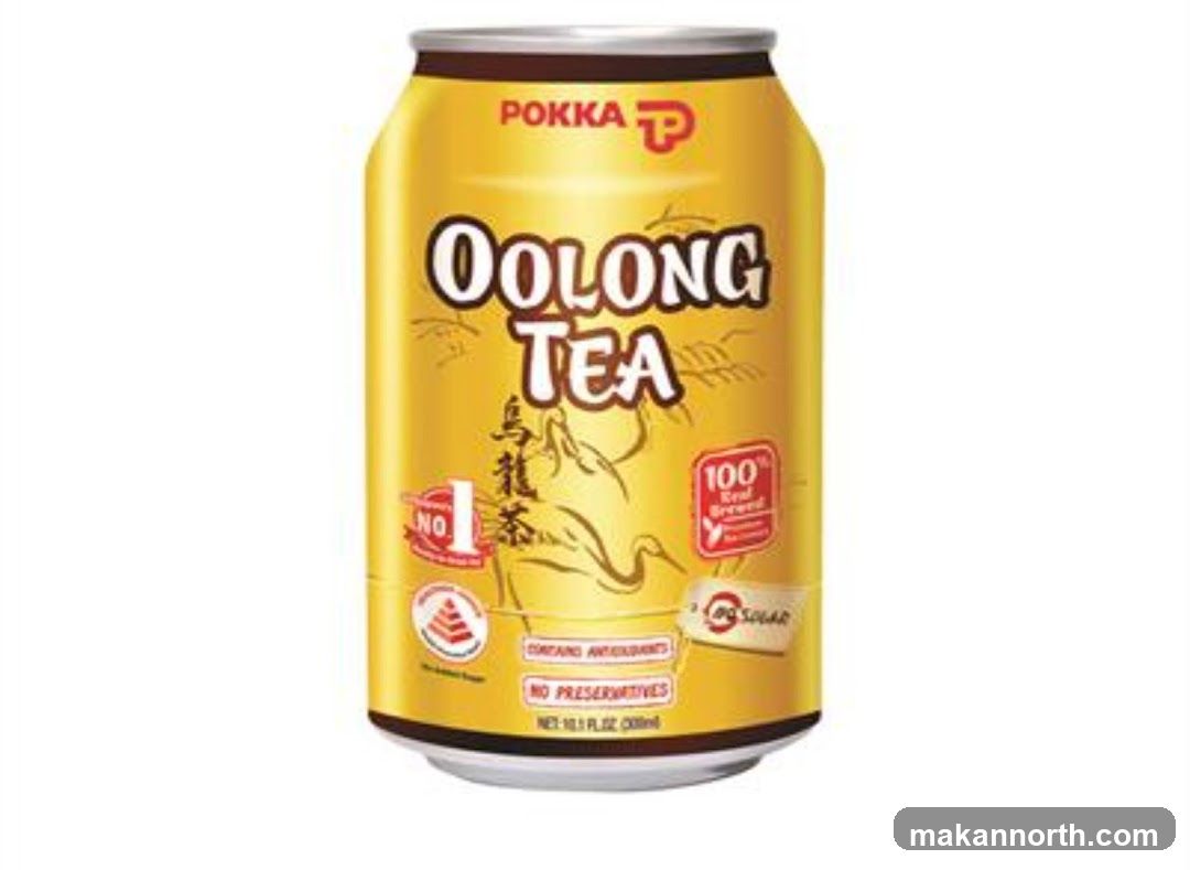 Pokka Oolong Tea Can