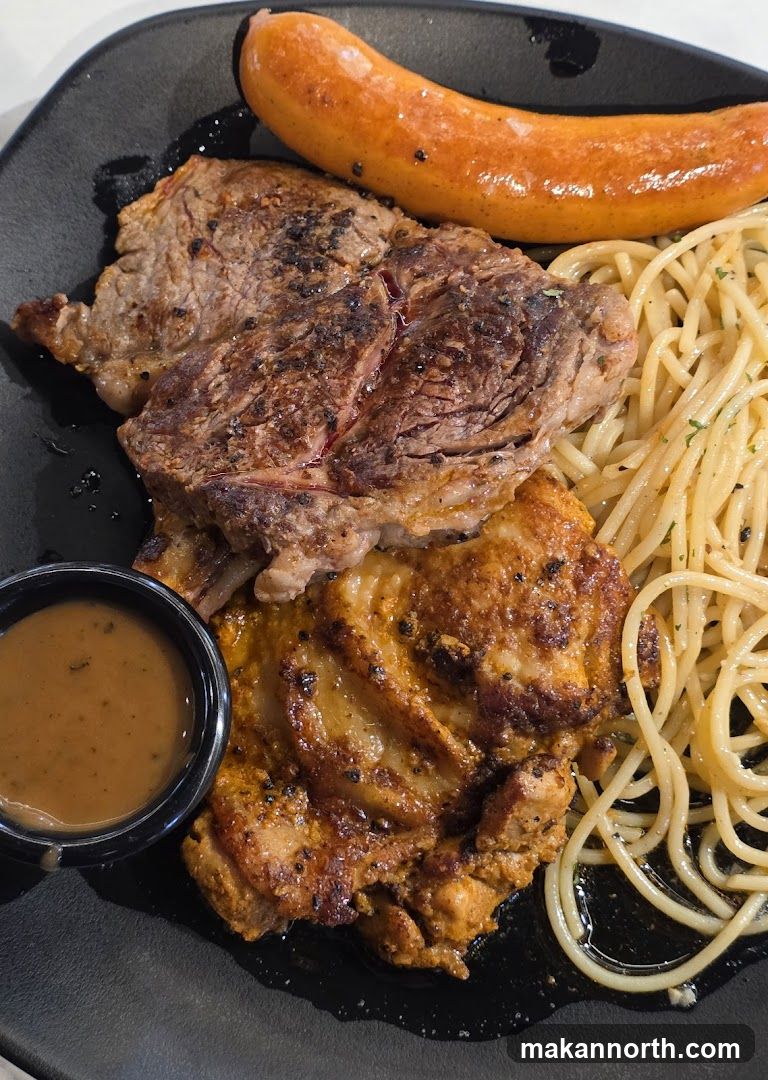 Steak and Sausage Platter