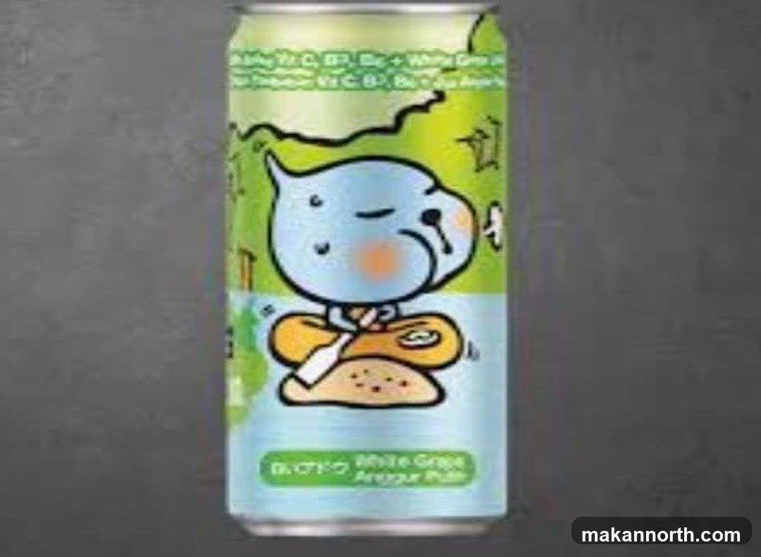 White Grape Drink Can