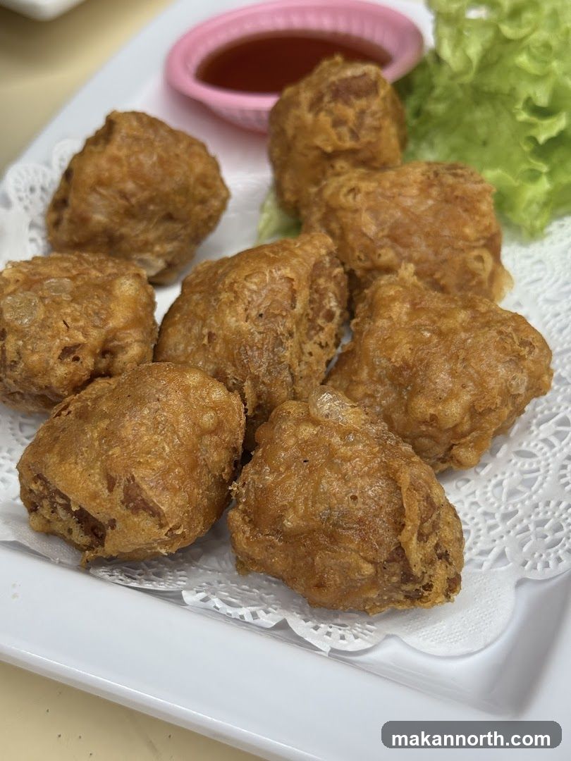 Fried Appetizers with Dipping Sauce