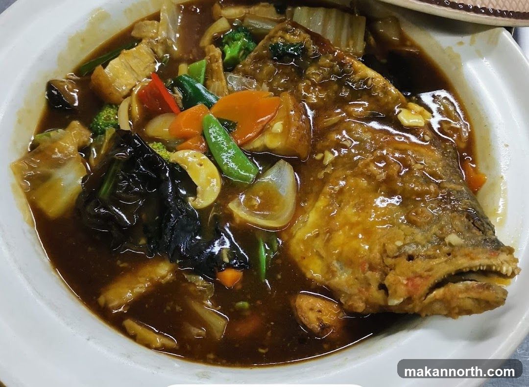 Fish Head with Vegetables