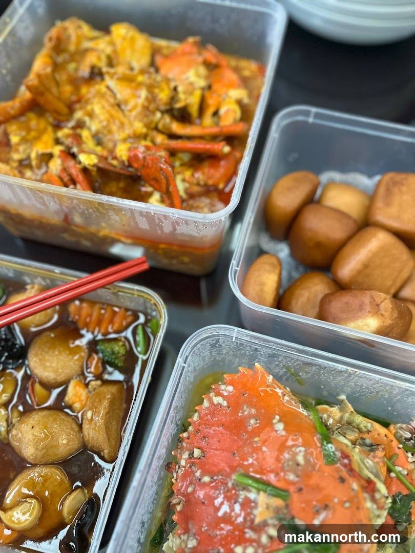 Takeaway Seafood and Side Dishes