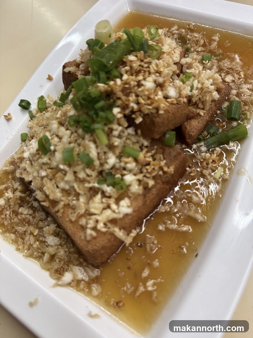 Fried Tofu with Garlic and Scallions