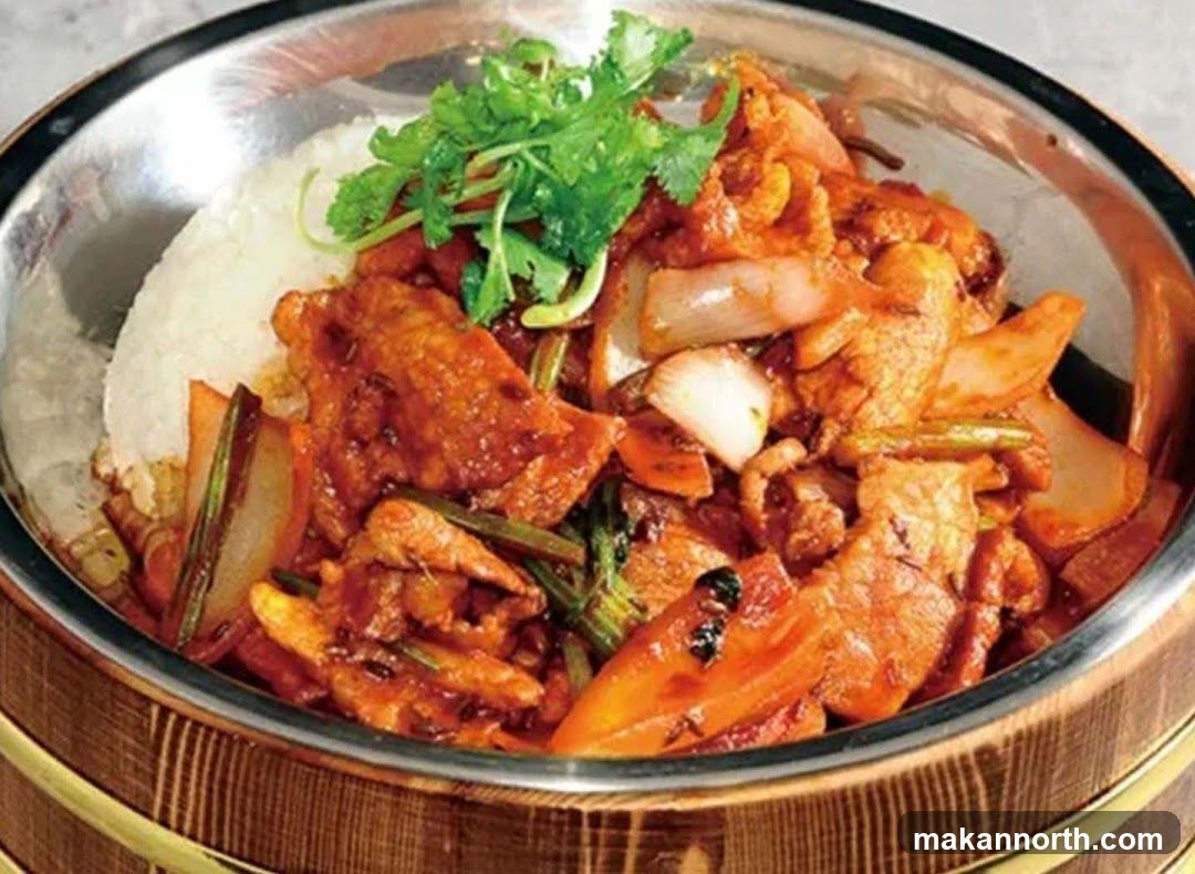 Spicy Pork and Rice Dish
