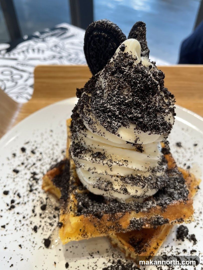 Oreo Waffle Dessert