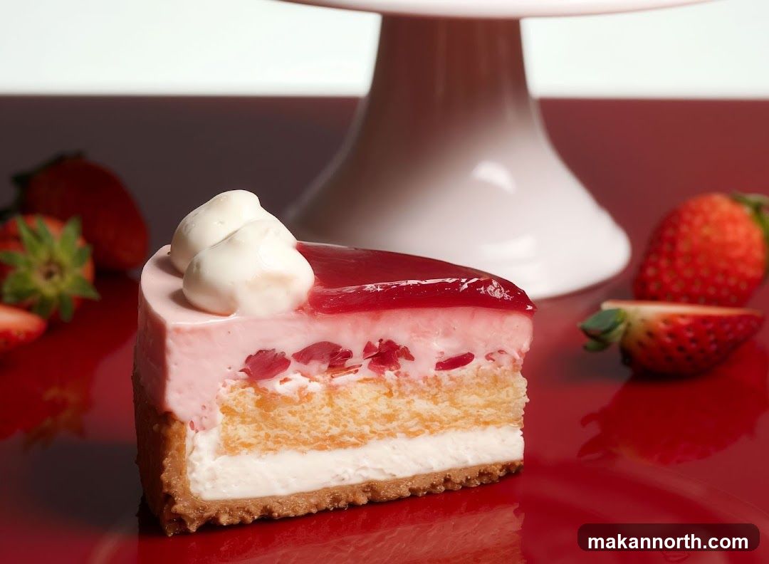 Strawberry Cheesecake Slice