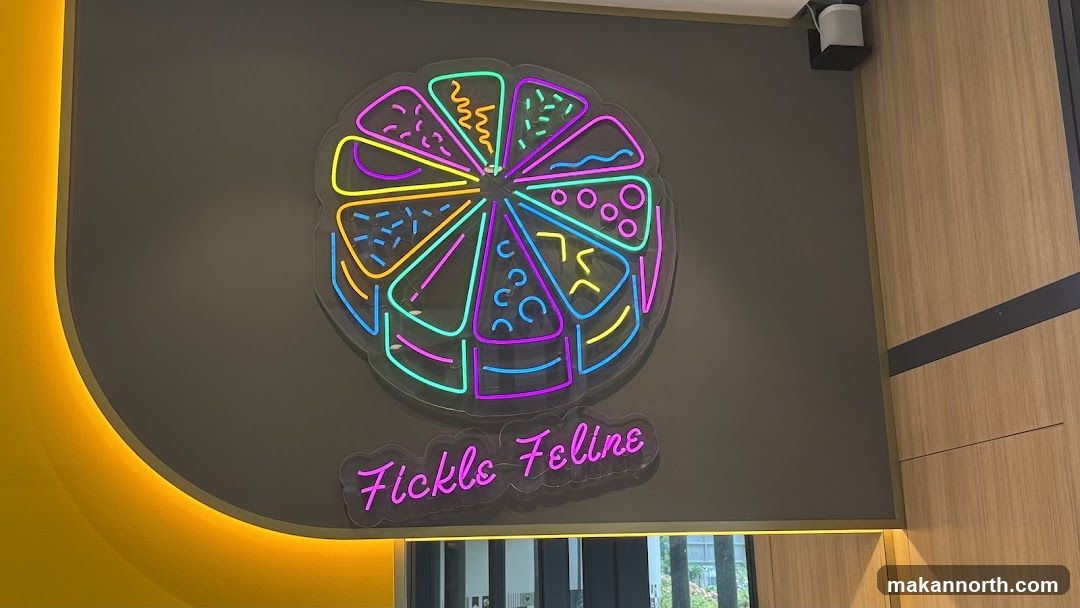 Fickle Feline Neon Sign