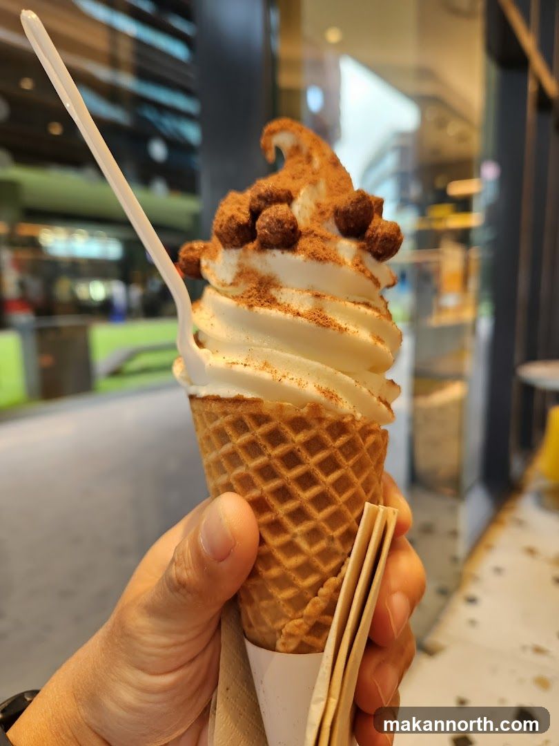 Ice Cream Cone with Toppings