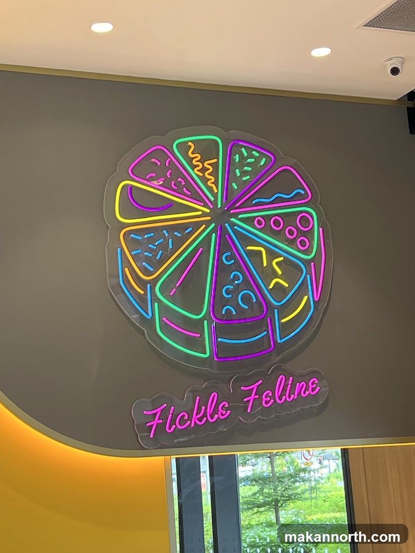 Fickle Feline Neon Sign