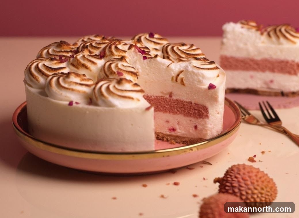 Lychee Mousse Cake