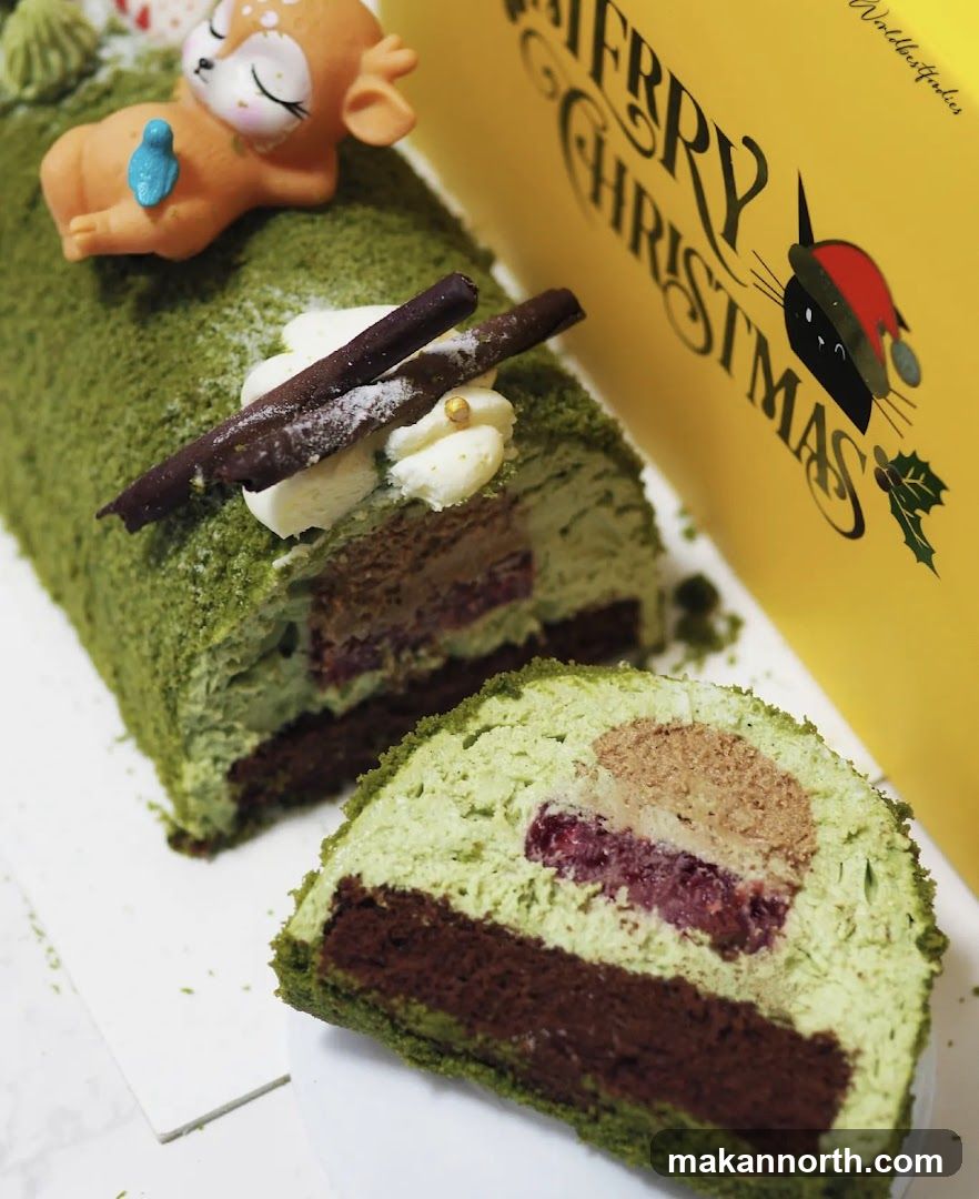 Christmas Yule Log Cake