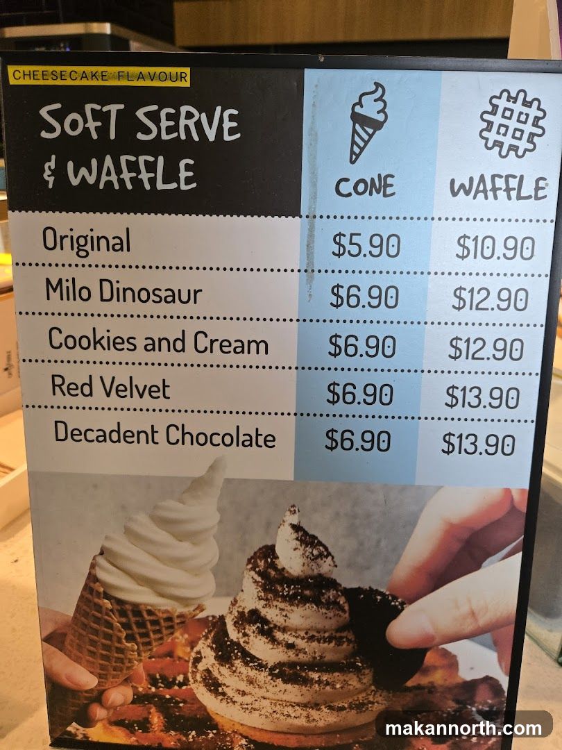 Soft Serve & Waffle Menu