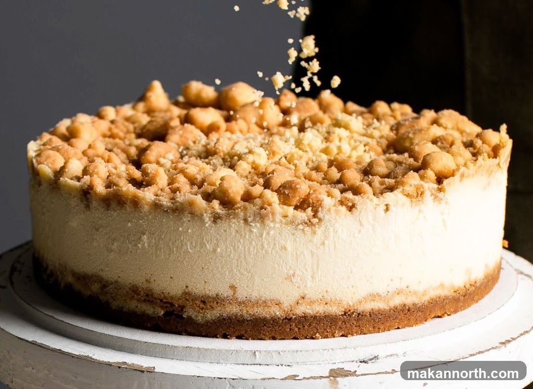 Cheesecake with Crumble Topping
