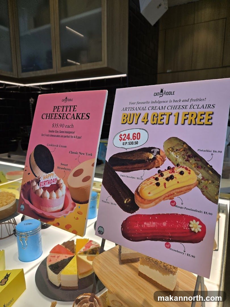 Dessert Display with Promotions